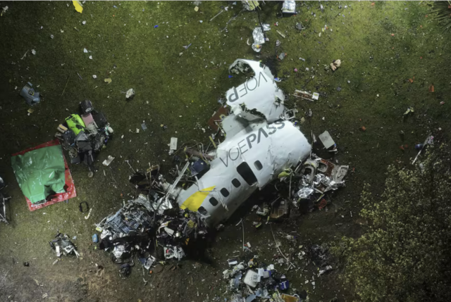 El avión que se estrelló en Brasil tenía un desperfecto en el panel, indica un informe de inspección